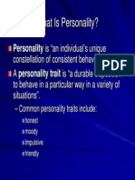 What is Personality