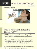 Vestibular Rehabilitation Therapy