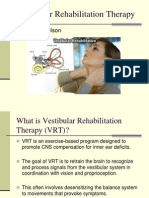 Vestibular Rehabilitation Therapy
