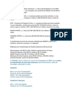 De Classificação Do Porte Das Empresas, para Fins Bancários, Ações de