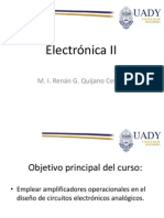 Electrónica II - Temario