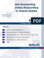 R12 Event Accounting Revolutionizes Accounting Process in Oracle Assets