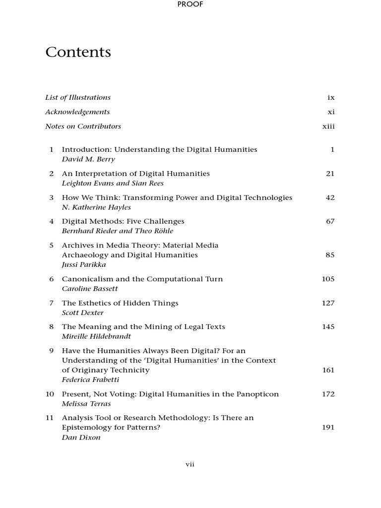 Introduction Digital Humanities PDF