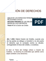 CESIÓN DE DERECHOS