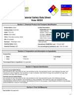 MSDS Water