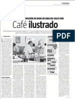 Café Ilustrado. Opinión pública en Lima virreynal. Presencia de sectores populares en el debate de ideas previo a la Independencia.