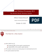 Lecture 12 Bretton Woods