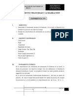 Informe Fisica Nº04 Movimiento Velocidad y Aceleracion