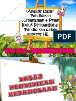 Analisis Dasar Pendidikan Kebangsaan & Pelan Induk Pembangunan