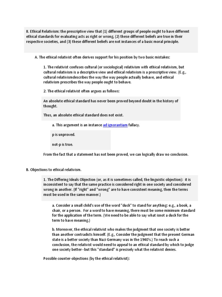 Ethical relativism reflection essay picture