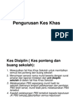 PENGURUSAN KES KHAS PBS