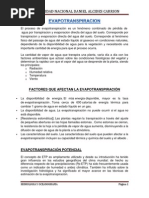 RESUMEN 1 EVAPOTRANSPIRACION