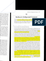 Beethoven's Heiligenstadt Testament: Position