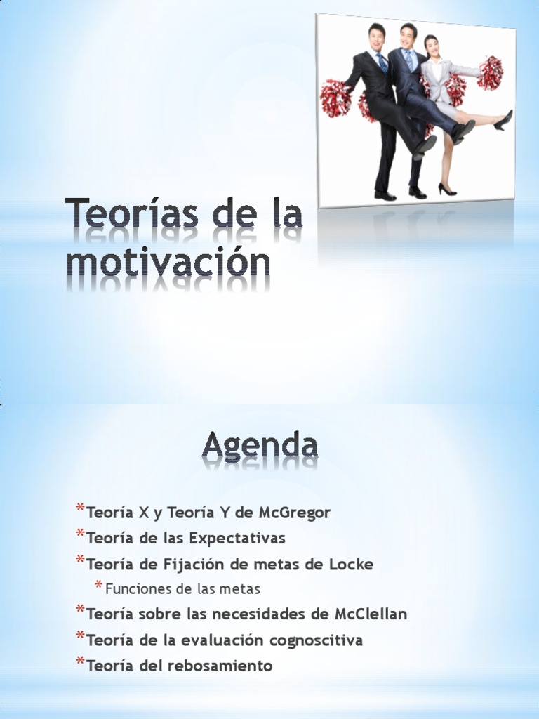 Teorías de Motivación y Metas en Psicología | PDF