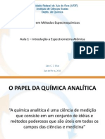 Aula1-Introdução Metodos Espectroquimicos