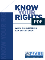 Know Your Rights ACLU