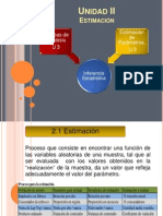 Unidad II Estimacion