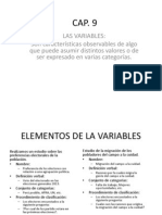Cap 6 - Investigacion - Las Variables