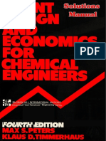 Solution Manual Plant Design and Economics For Chemical Engineers