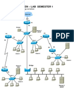 Open - Lab Semester 1: Given A Network Topology As Below