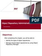 Object Repository Administration: Education Services