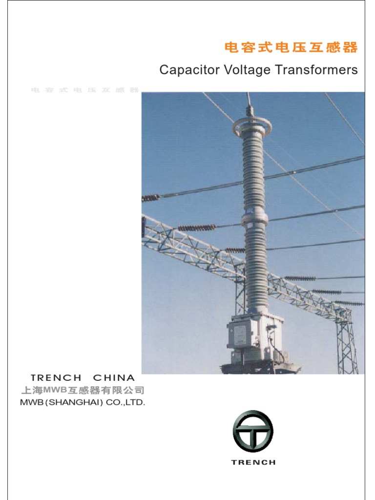 Capacitor Voltage Transformer Overview | PDF | Capacitor | Transformer