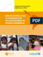 Guia Desinstitucionalización 0 A 3 RELAF & UNICEF