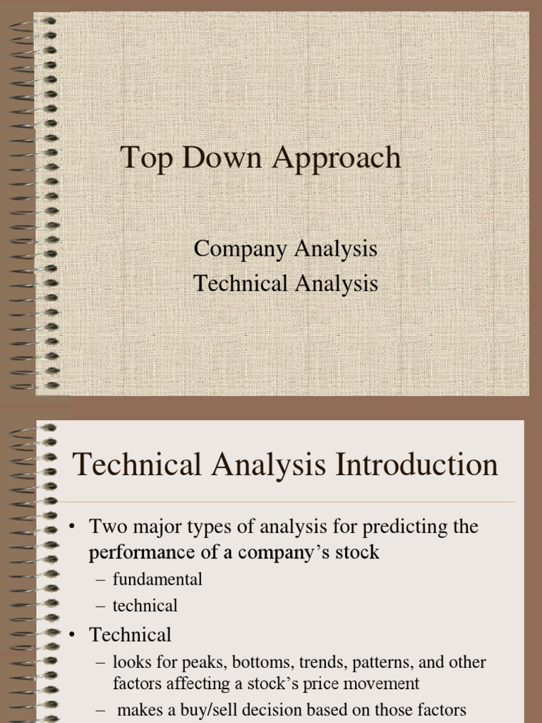 Technical Analysis Top Down Approach | PDF