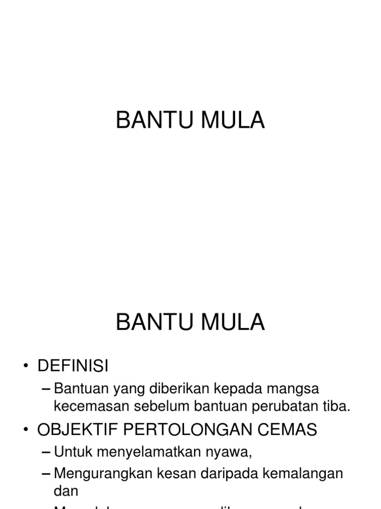 Bantu Mula Pdf