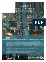 Sistemul European de Informații Privind Biodiversitatea (BISE) - EEA (European Environment Agency), 2010-09-20