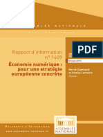 Rapport d'information sur la stratégie numérique de l'Union européenne