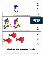 Clothespin Numbers