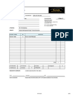 Transmittal Form for Process Document Approval
