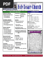 Download HOLY ROSARY BULLETIN July 19 2009 by HOLY ROSARY CHURCH NEW YORK SN17593660 doc pdf