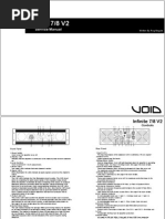 Void Infinite7 Infinite8 Mk2 Amplifier Service Manual