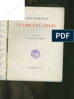 Ante STARCEVIC Izabrani Spisi Dio Knjige 1943
