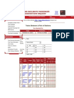 Indian Railways Passenger Reservation Enquiry