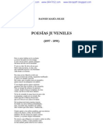 Poesías Juveniles Rainer María Rilke