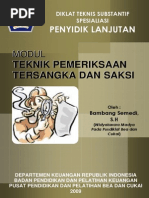 Download Modul PENYIDIK Teknik Pemeriksaan Tersangka Saksi 2010 by Nijar Setiady SN175970410 doc pdf