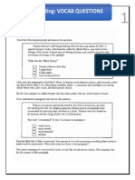 Vocab Quiz 1 - Assess Reading Progress