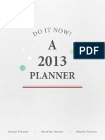 A 2013 Planner