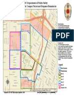 USC University Park Task Force Patrol and Response Area Map