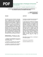 A EFICÁCIA DO TREINAMENTO DE FORÇA NA DIMINUIÇÃO DO PERCENTUAL DE GORDURA DE HOMENS E MULHERES - OK