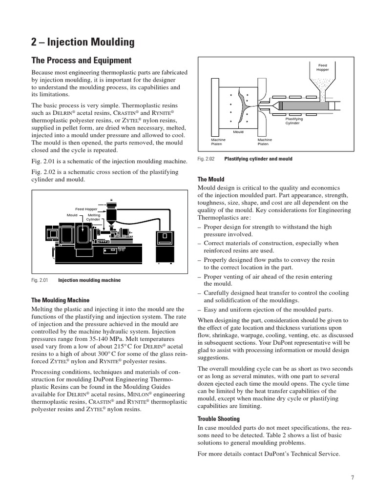 General Design Principles 2 - Injection Moulding | PDF | Thermoplastic ...