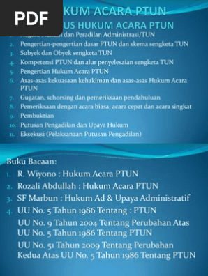 Hukum Acara Ptun