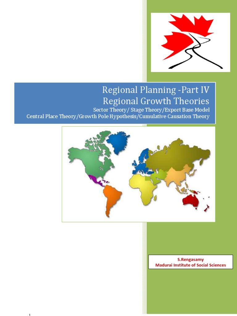 Regional Planning Part IV Regional Growth Theories Economic Growth Theory
