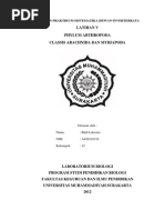 Download Laporan Arachnida Dan Myriapoda by Zaid Wisnu Abdullah SN176004897 doc pdf