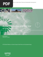 Download Biofuels Subsidies and the Law of the World Trade Organisation by International Centre for Trade and Sustainable Development SN17601638 doc pdf