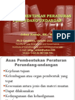 Asas Pembentukan Peraturan Perundang-Undangan