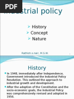 Download Industrial Policyppt by rathishsnair SN17602494 doc pdf